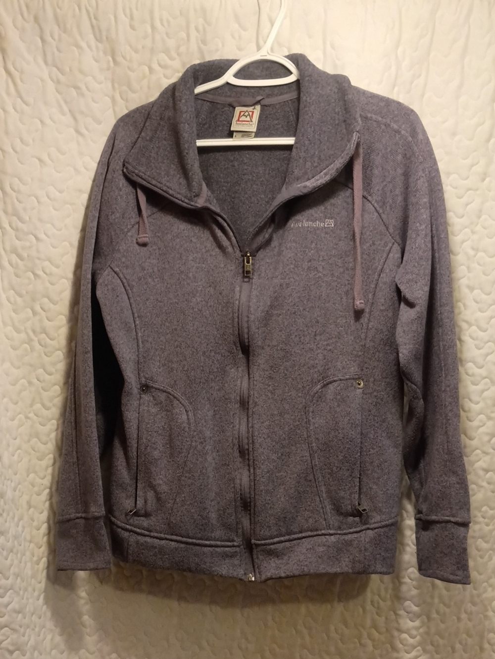 Avalanche Lavender Full-Zip Fleece Hoodie